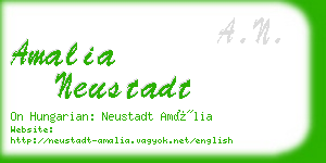 amalia neustadt business card